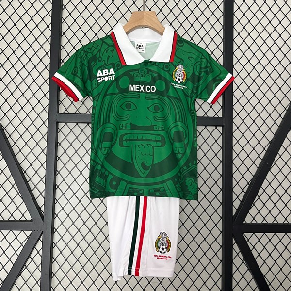 Camiseta México Primera equipo Retro Niño 1998